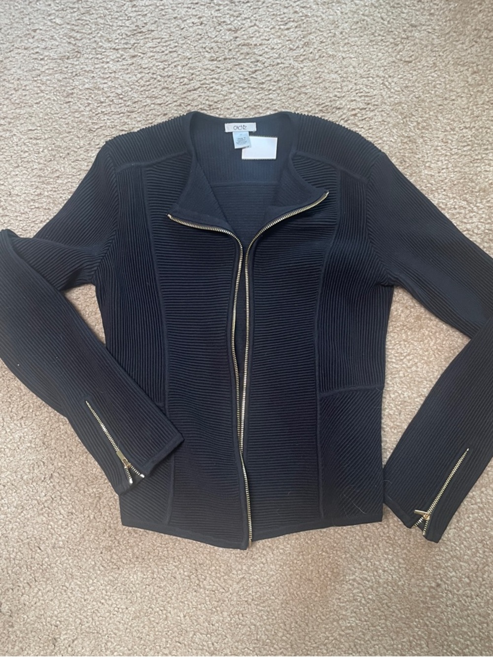 Cache vintage ribbed jacket